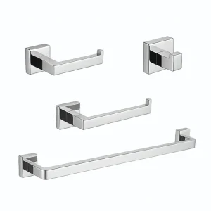 JUEGO DE 4 ACCESORIOS PARA BAÑO TB40.030 TECNOBATH