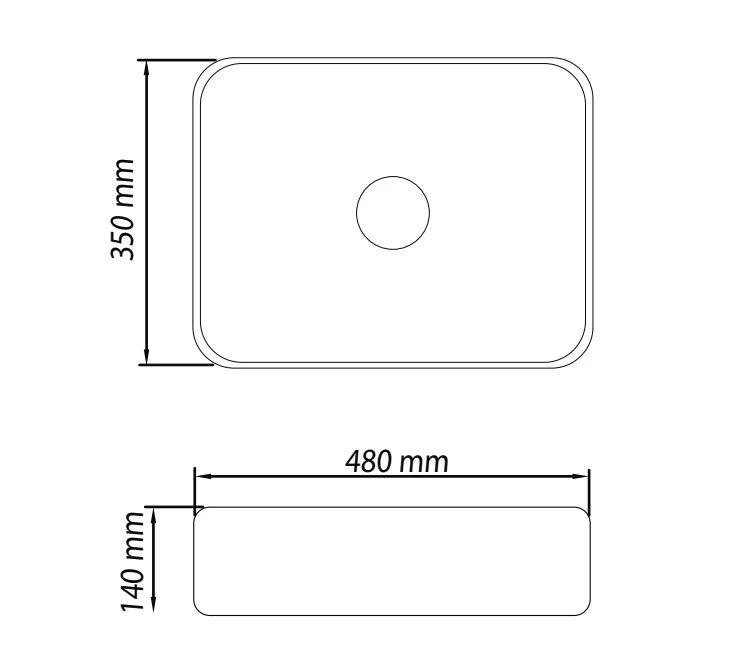 Lavabo cerámico Tecnobath
