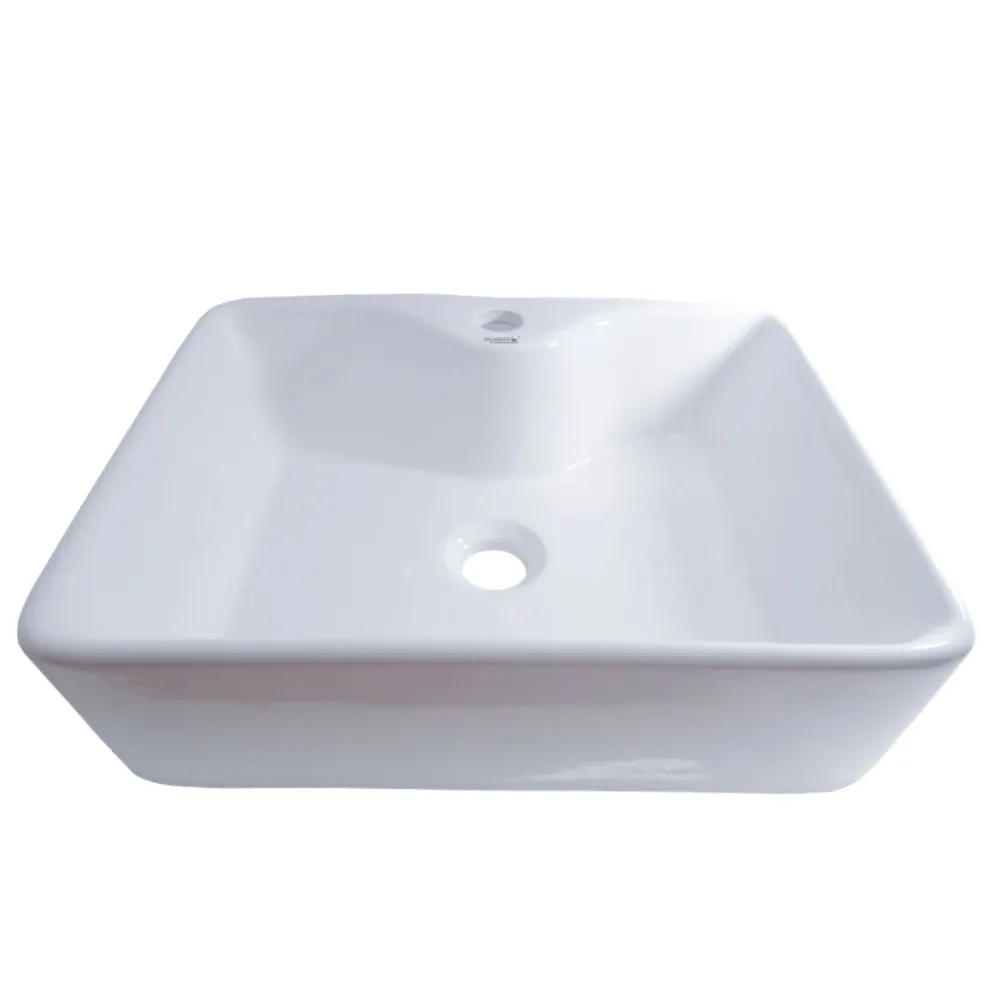 Lavabo Cuadrado Cerámico Tecnobath