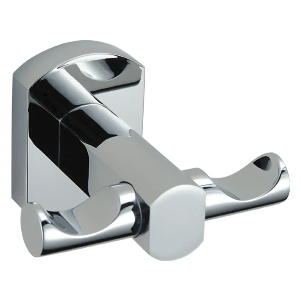 Percha doble RECTANGOLO Tecnobath