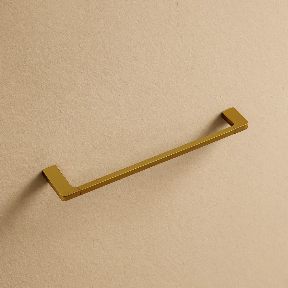 Toallero De Barra De 60cm Brushed Gold Tecnobath
