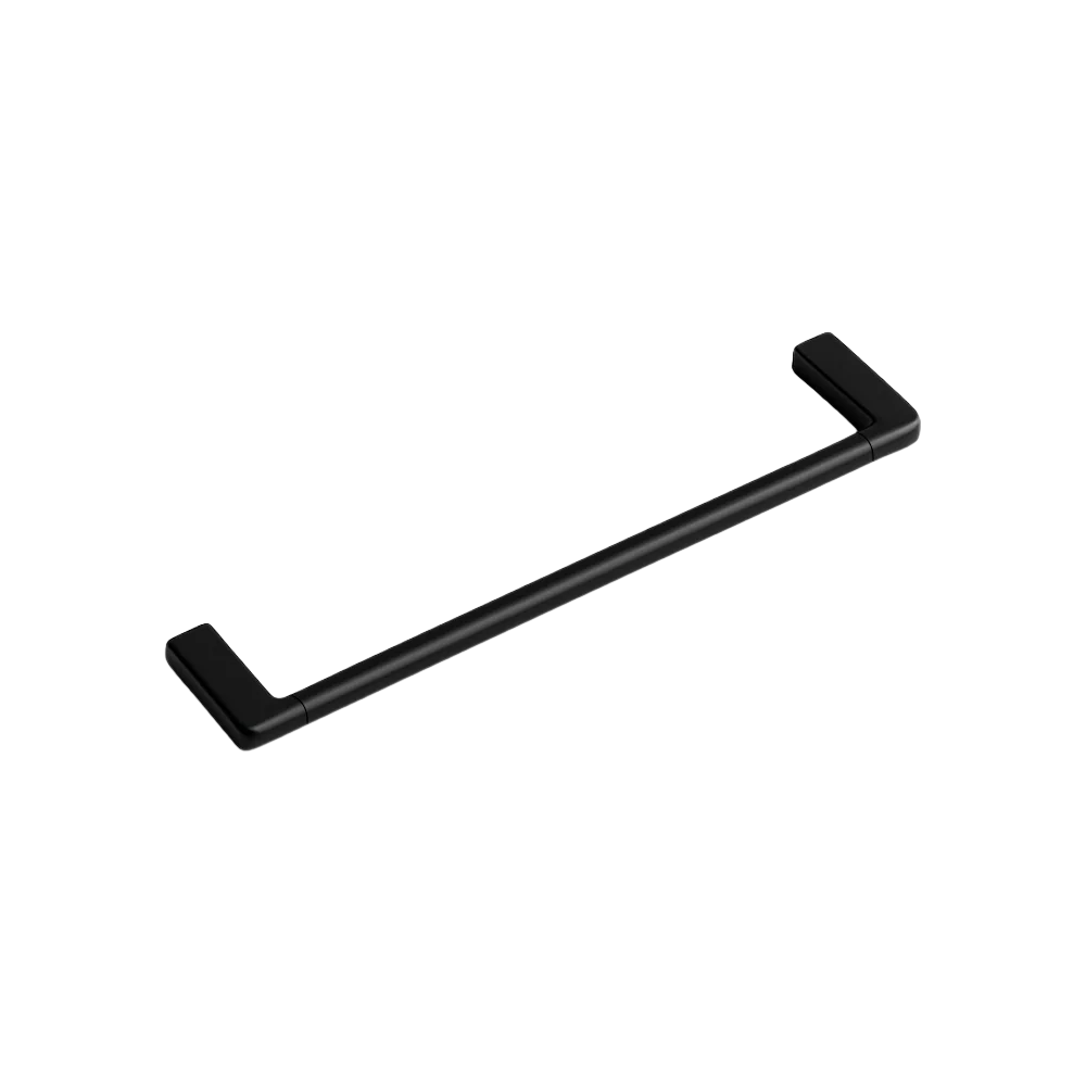 Toallero De Barra 60cm Negro Mate Tecnobath