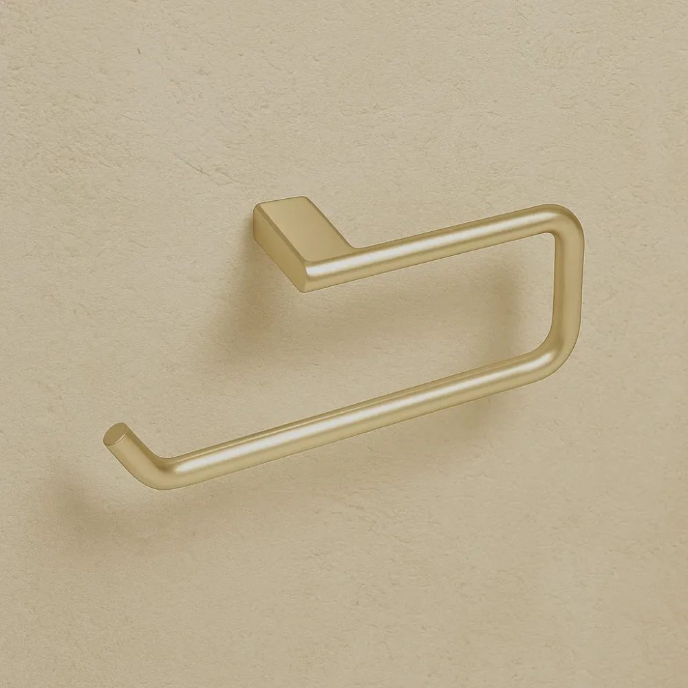 Toallero Corto 40cm Para Lavabo Champagne Gold Tecnobath