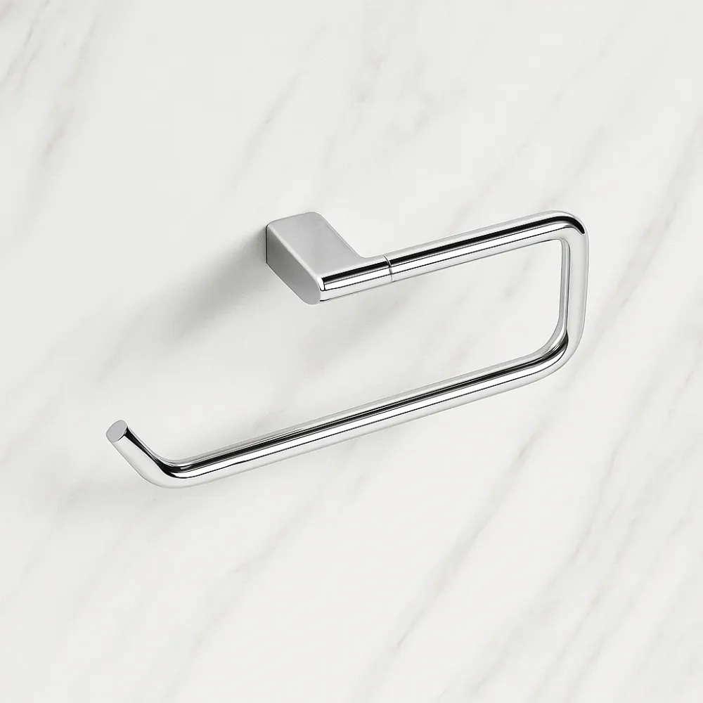 Toallero Corto 40cm Para Lavabo Cromo Tecnobath