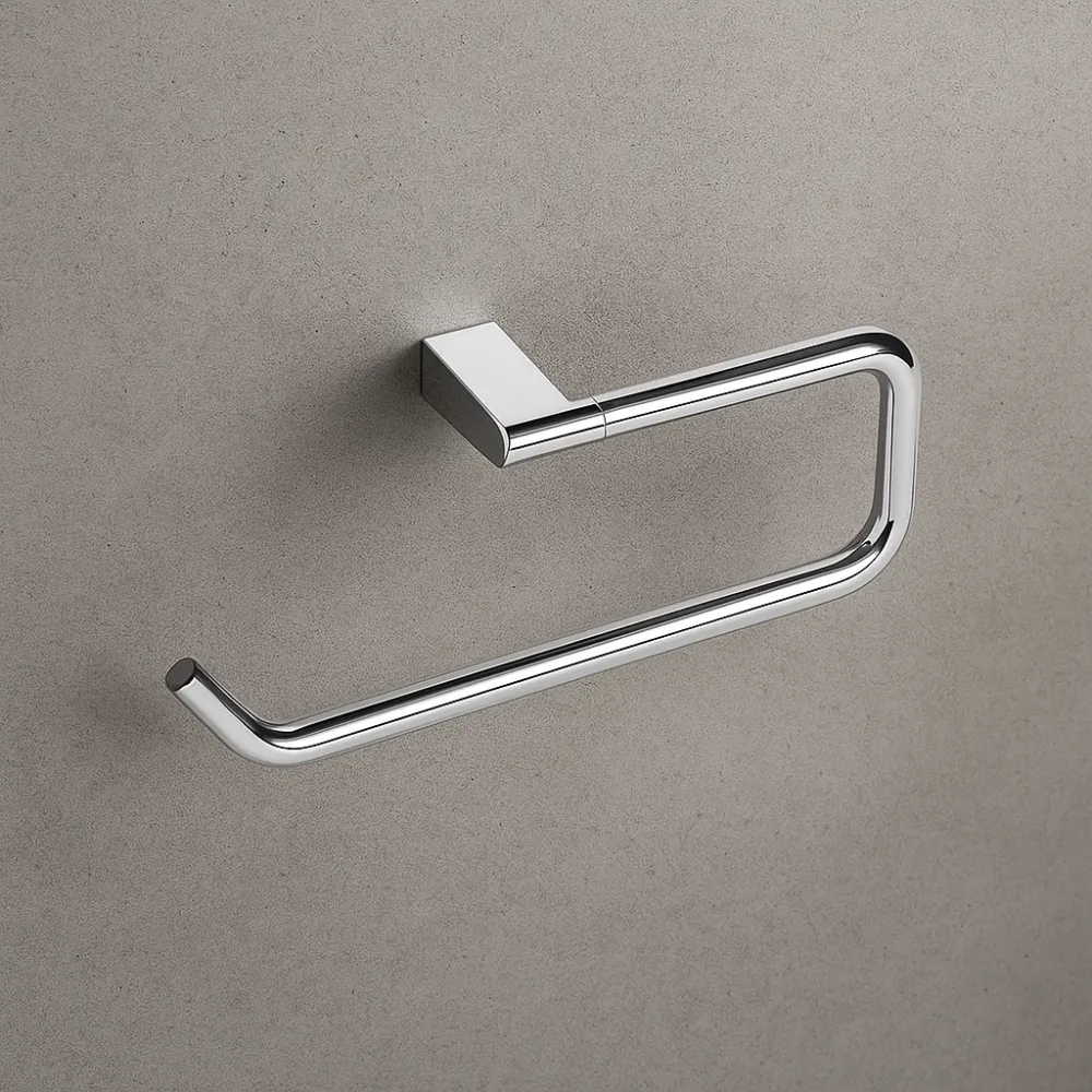 Toallero Corto 40cm Para Lavabo Cromo Tecnobath