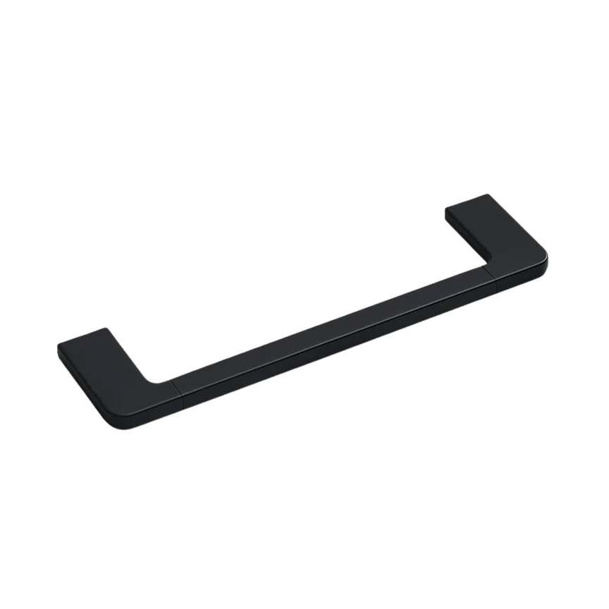 Toallero Corto 40cm Para Lavabo Negro Mate Tecnobath
