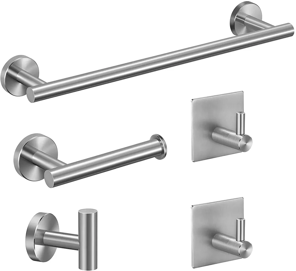 Juego De Accesorios De Baño De 5 Piezas Negro Teletiendauy