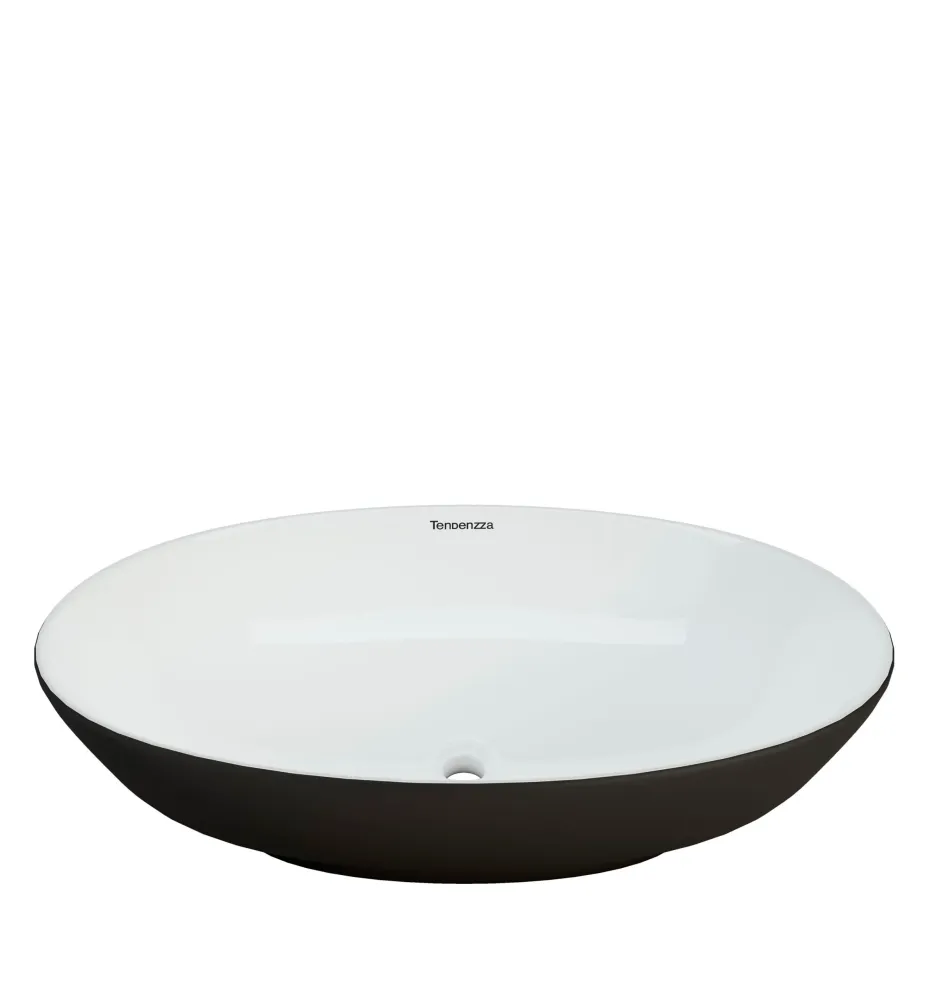 LAVABO TENDENZZA PL015 BERLINO REDONDO NEGRO