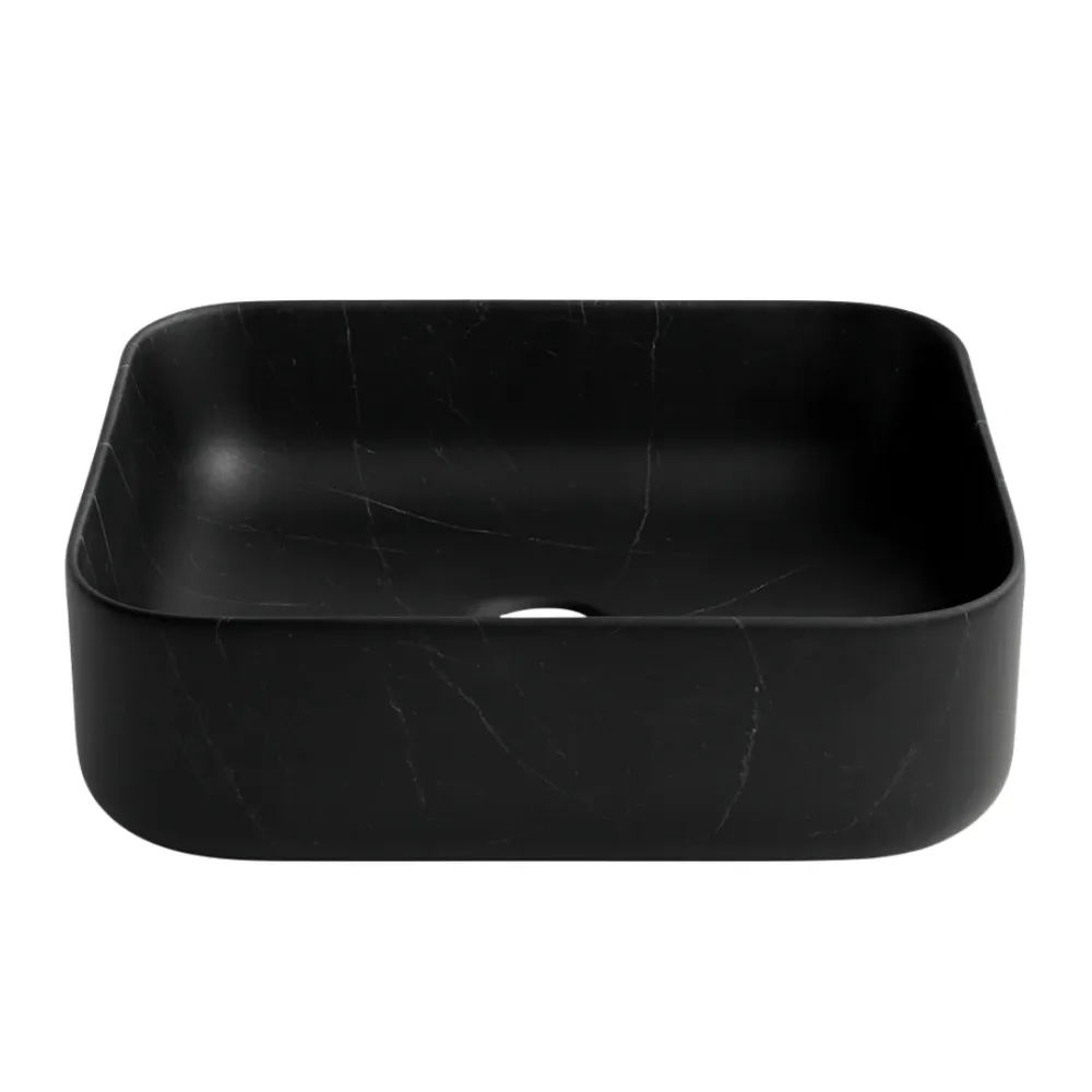 LAVABO TENDENZZA PL022 DUOMO MARMOLEADO NEGRO MATE