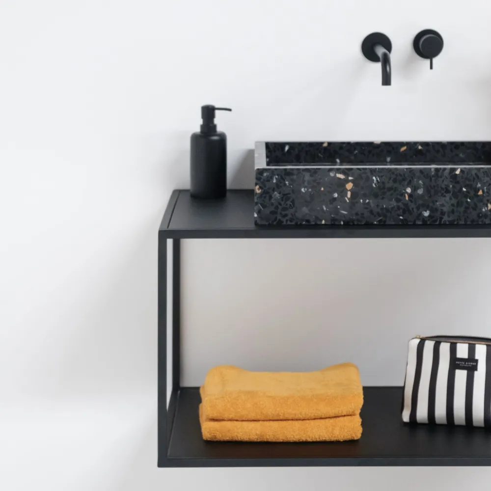 Terrazo Negro George - Lavabo