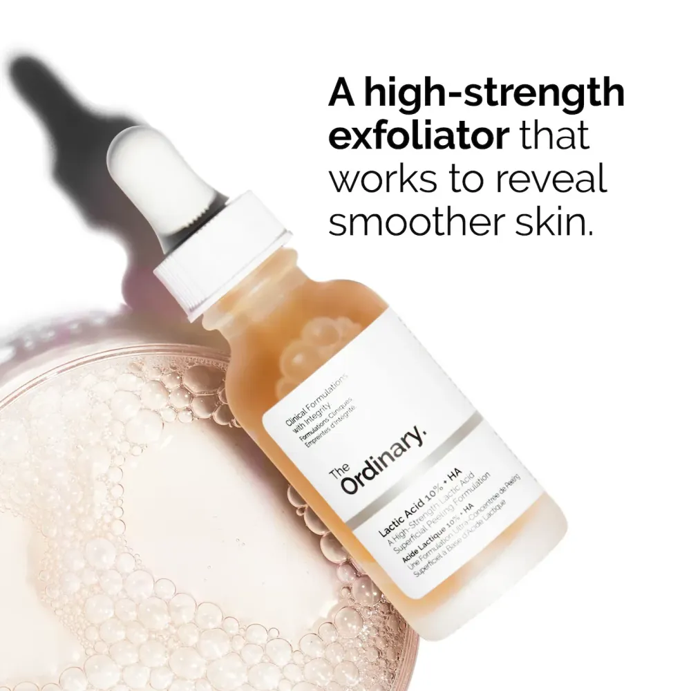 Lactic Acid 10% + HA 2% Exfoliating Serum - Ordinary