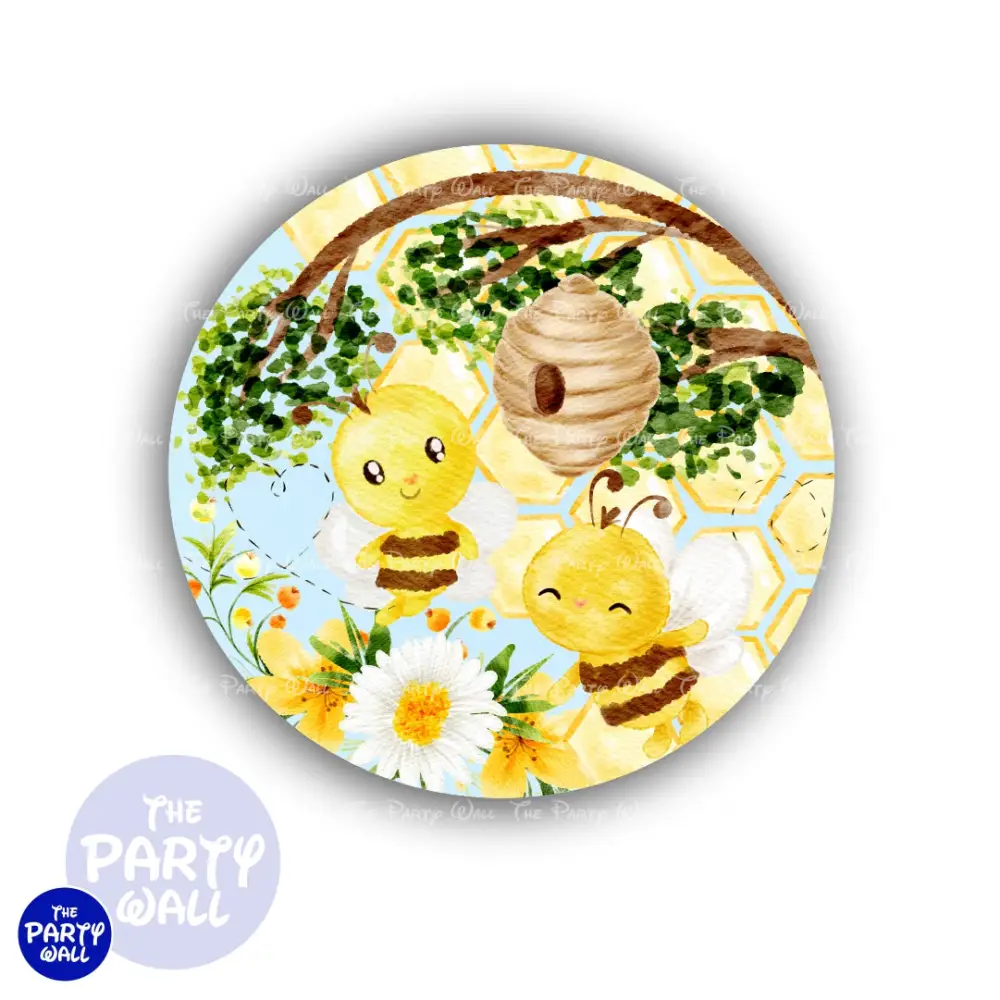 Abejas Cute - Funda para mamá circular The Party Wall