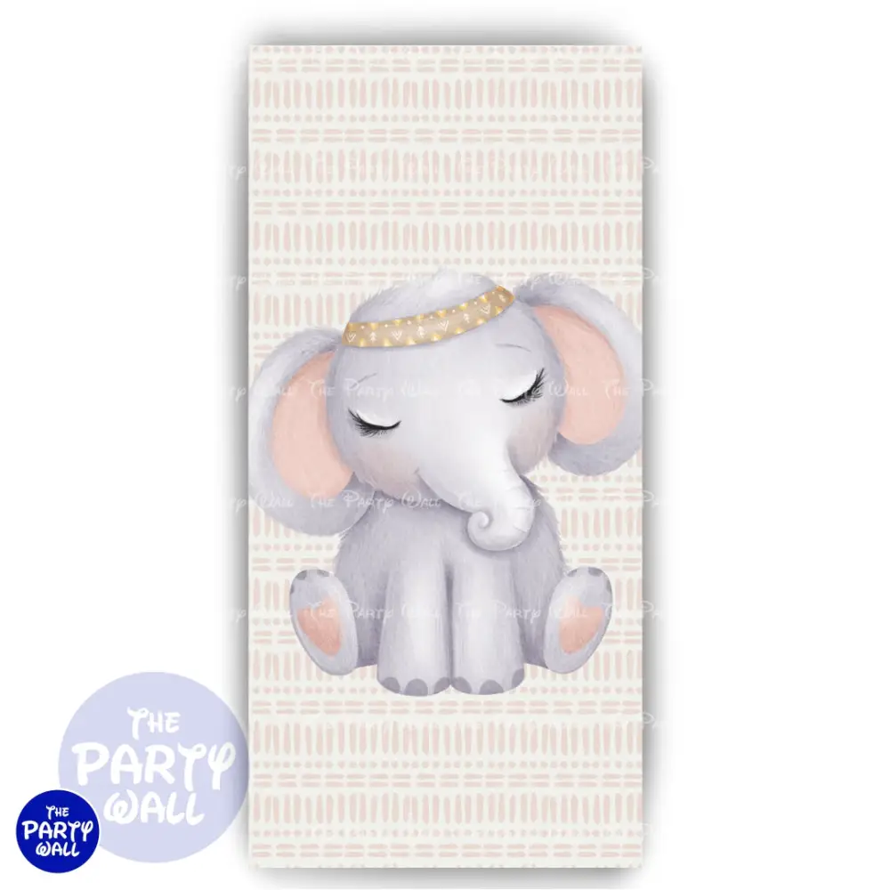Animalitos Boho - Funda para mampara de punta redonda o rectangular The Party Wall