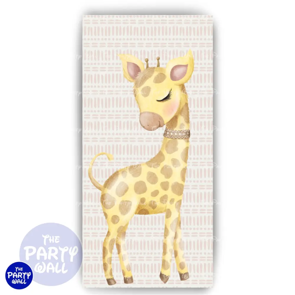 Animalitos Boho - Funda para mampara de punta redonda o rectangular The Party Wall