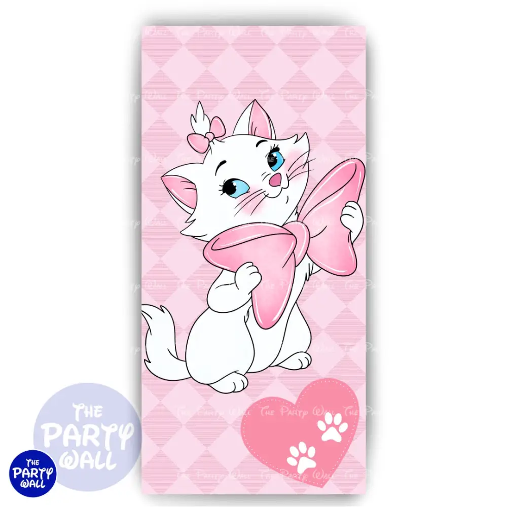 Aristogatos - Funda para mampara de punta redonda o rectangular The Party Wall