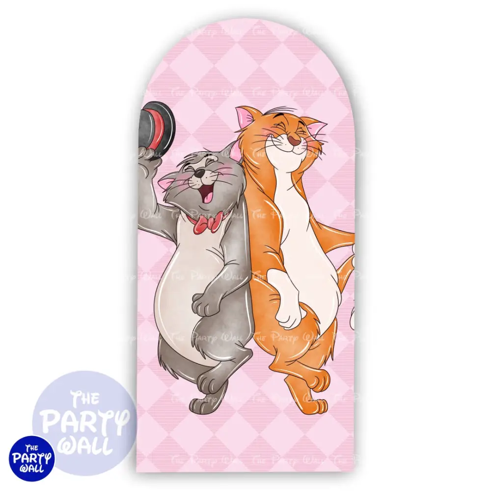 Aristogatos - Funda para mampara de punta redonda o rectangular The Party Wall
