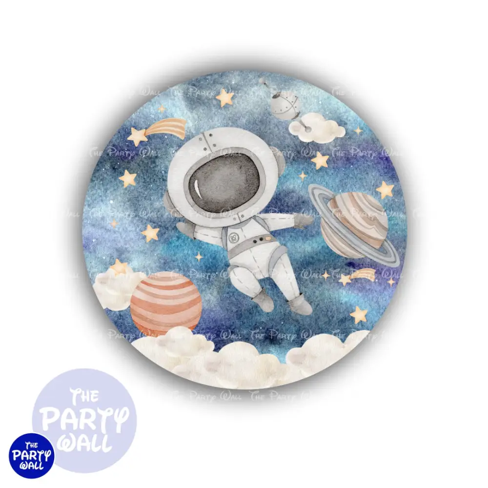 Astronauta - Funda para mampara circular The Party Wall