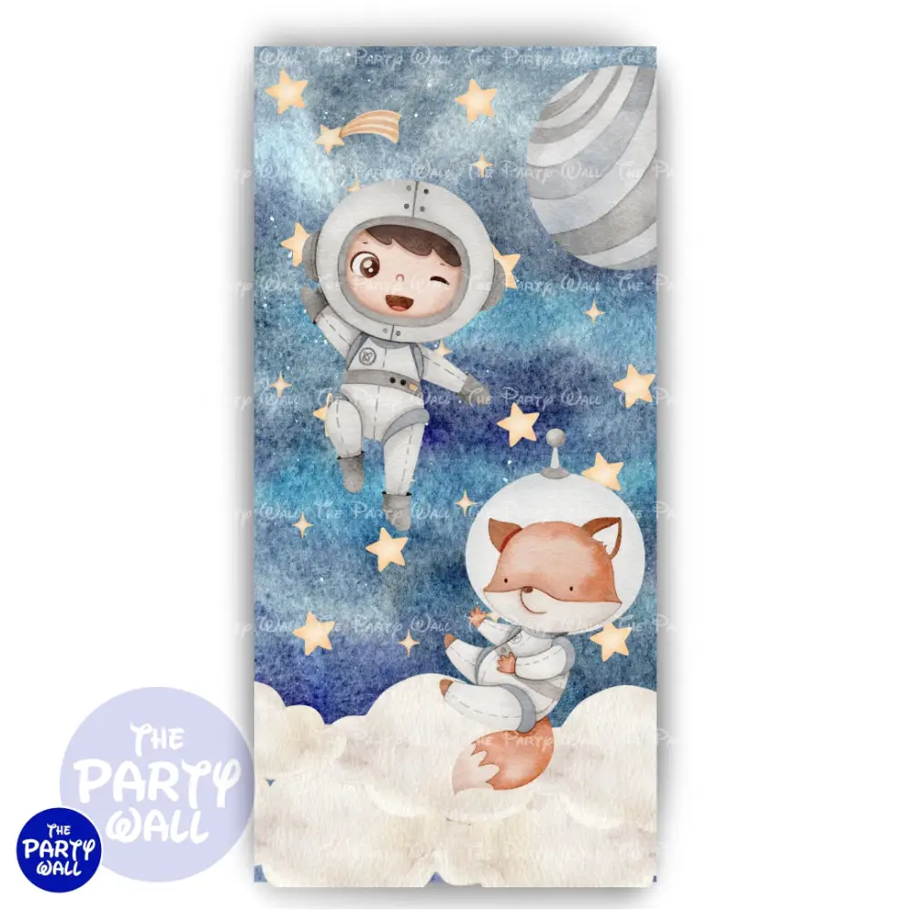 Astronauta - Funda para mampara de punta redonda o rectangular The Party Wall