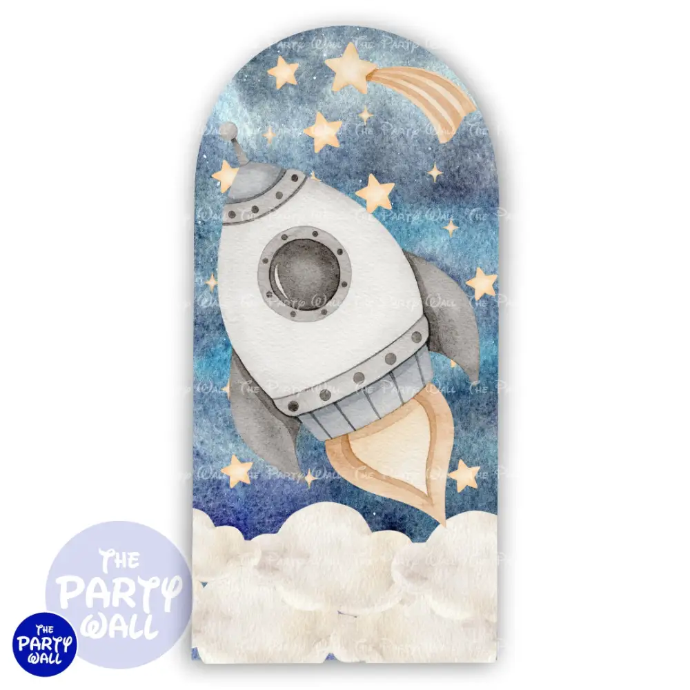 Astronauta - Funda para mampara de punta redonda o rectangular The Party Wall
