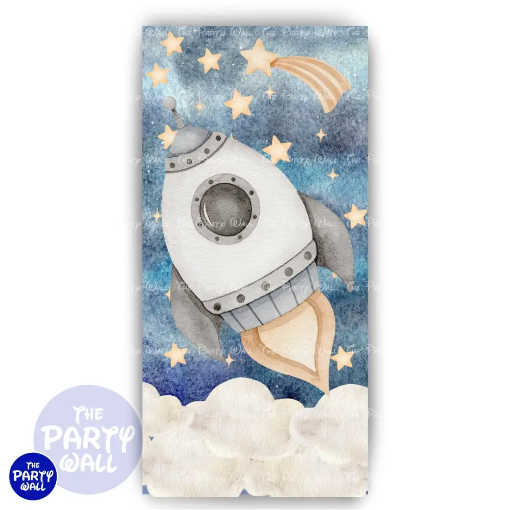 Astronauta - Funda para mampara de punta redonda o rectangular The Party Wall