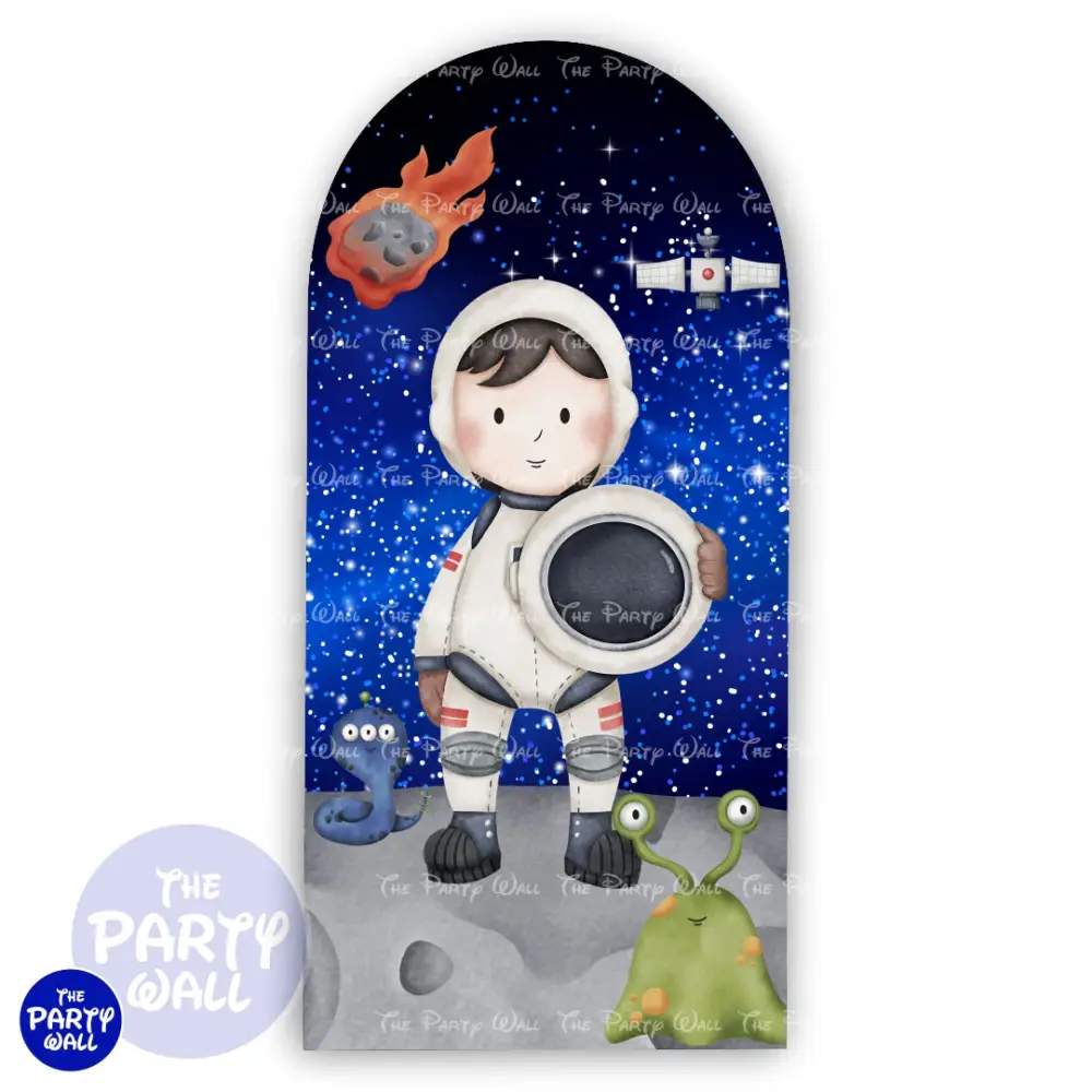 Astronauta - Funda para mampara de punta redonda o rectangular The Party Wall