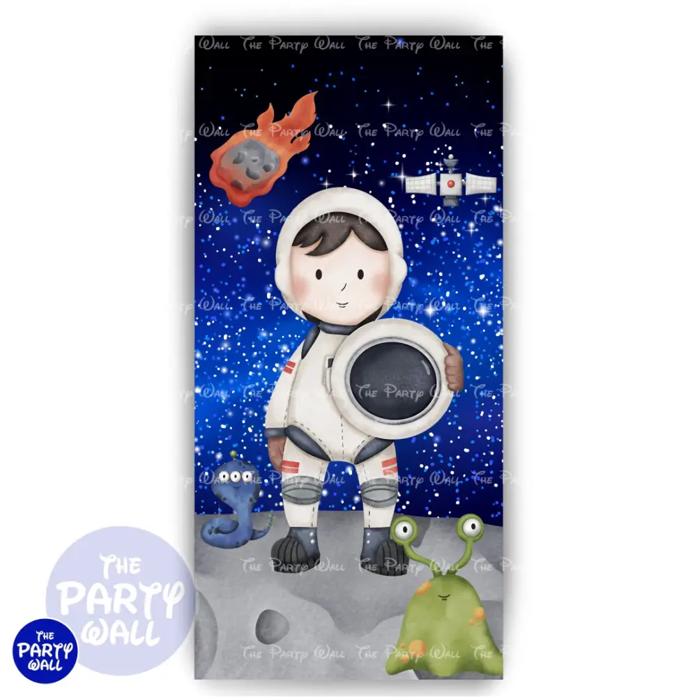 Astronauta - Funda para mampara de punta redonda o rectangular The Party Wall
