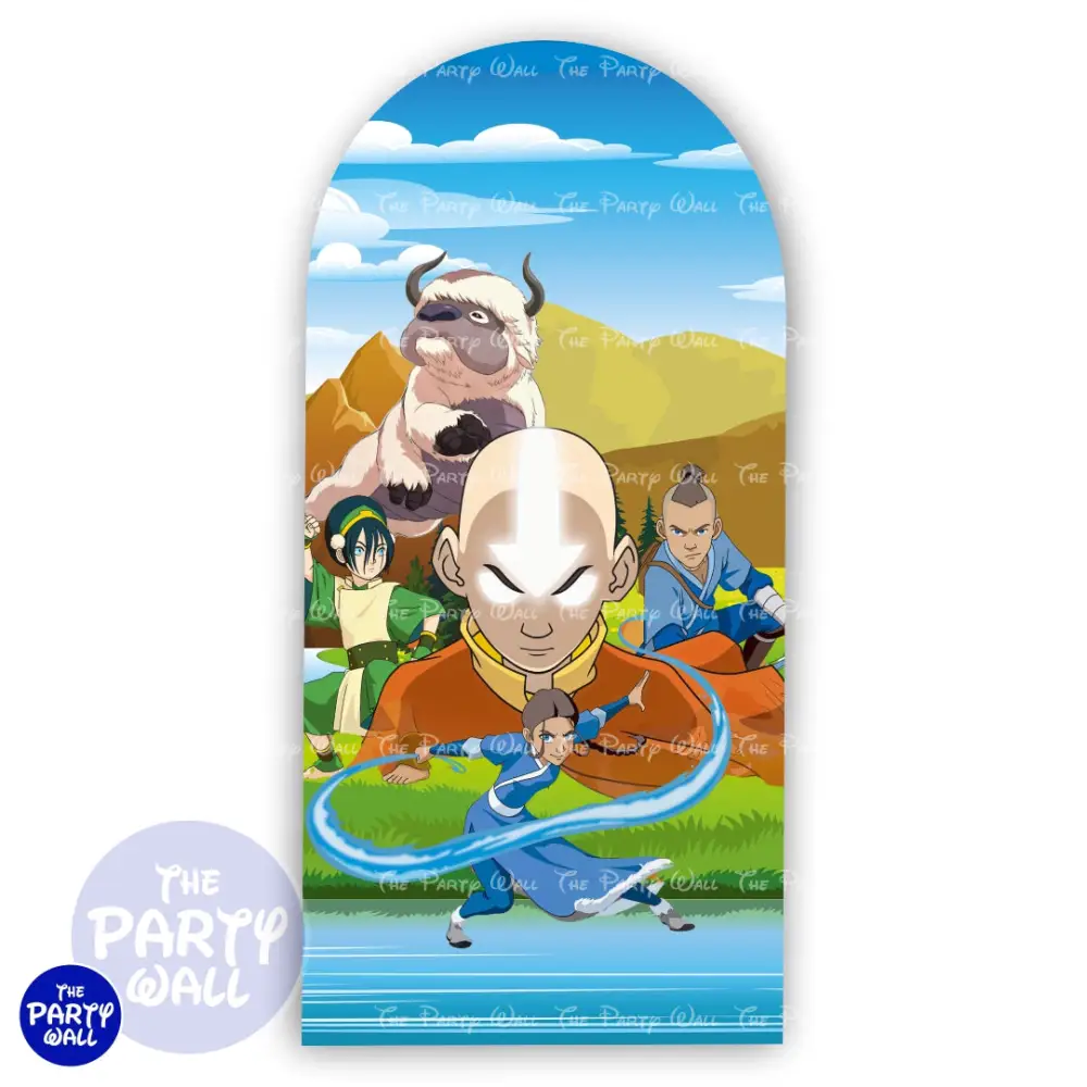 Avatar La Leyenda de Aang - Funda para mampara de punta redonda o rectangular The Party Wall