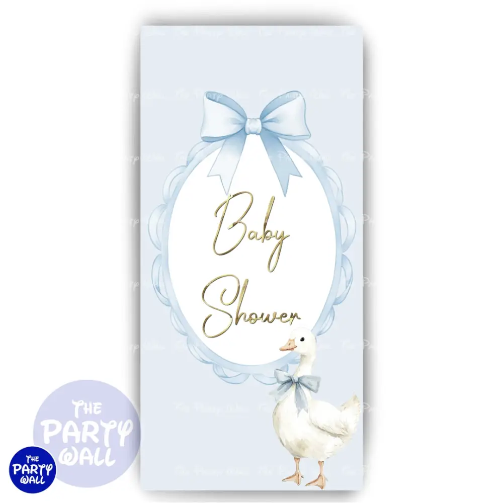 Baby Shower - Funda para mampara de punta redonda o rectangular The Party Wall