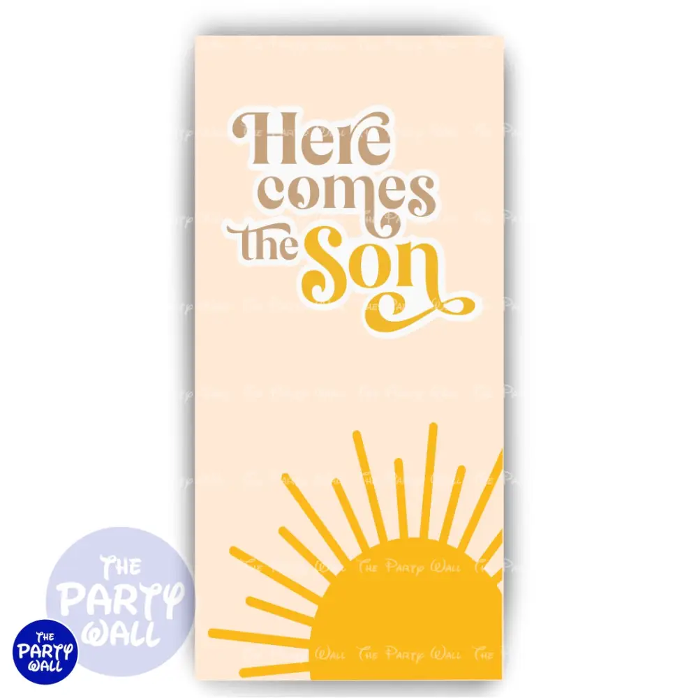 Baby Shower - Funda para mampara de punta redonda o rectangular The Party Wall