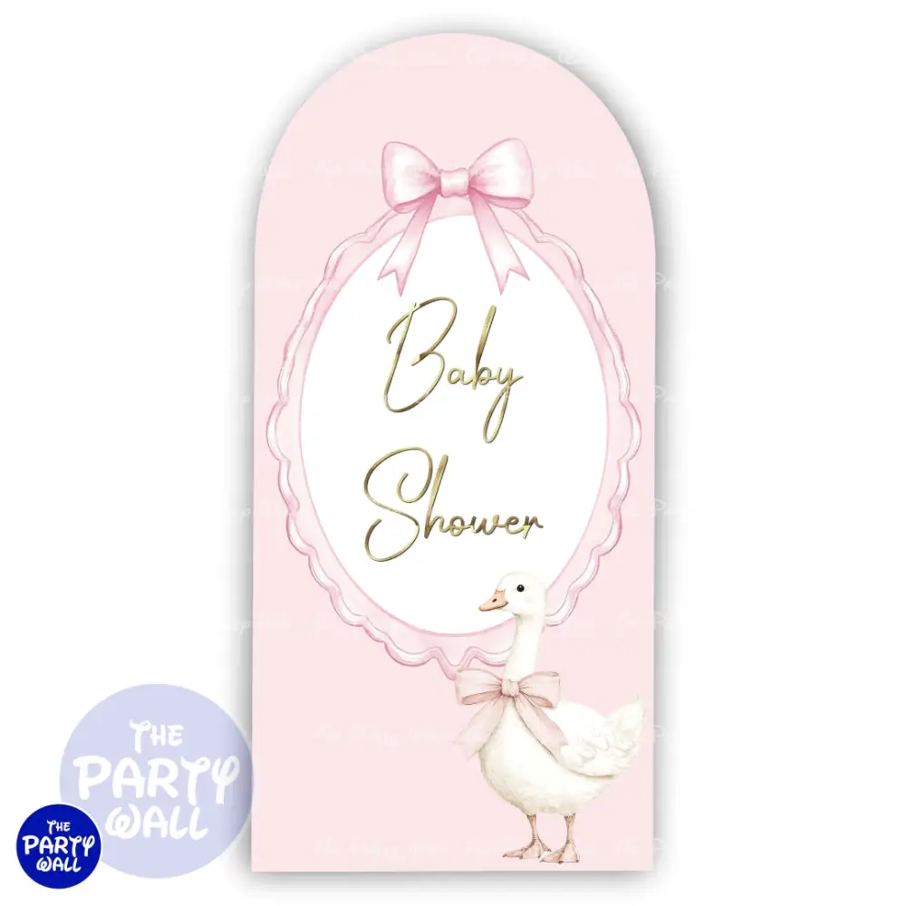 Baby Shower - Funda para mampara de punta redonda o rectangular The Party Wall