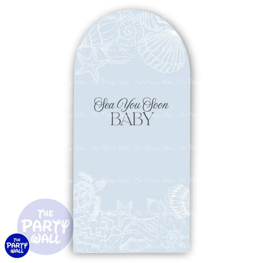 Baby Shower - Funda para mampara de punta redonda o rectangular The Party Wall