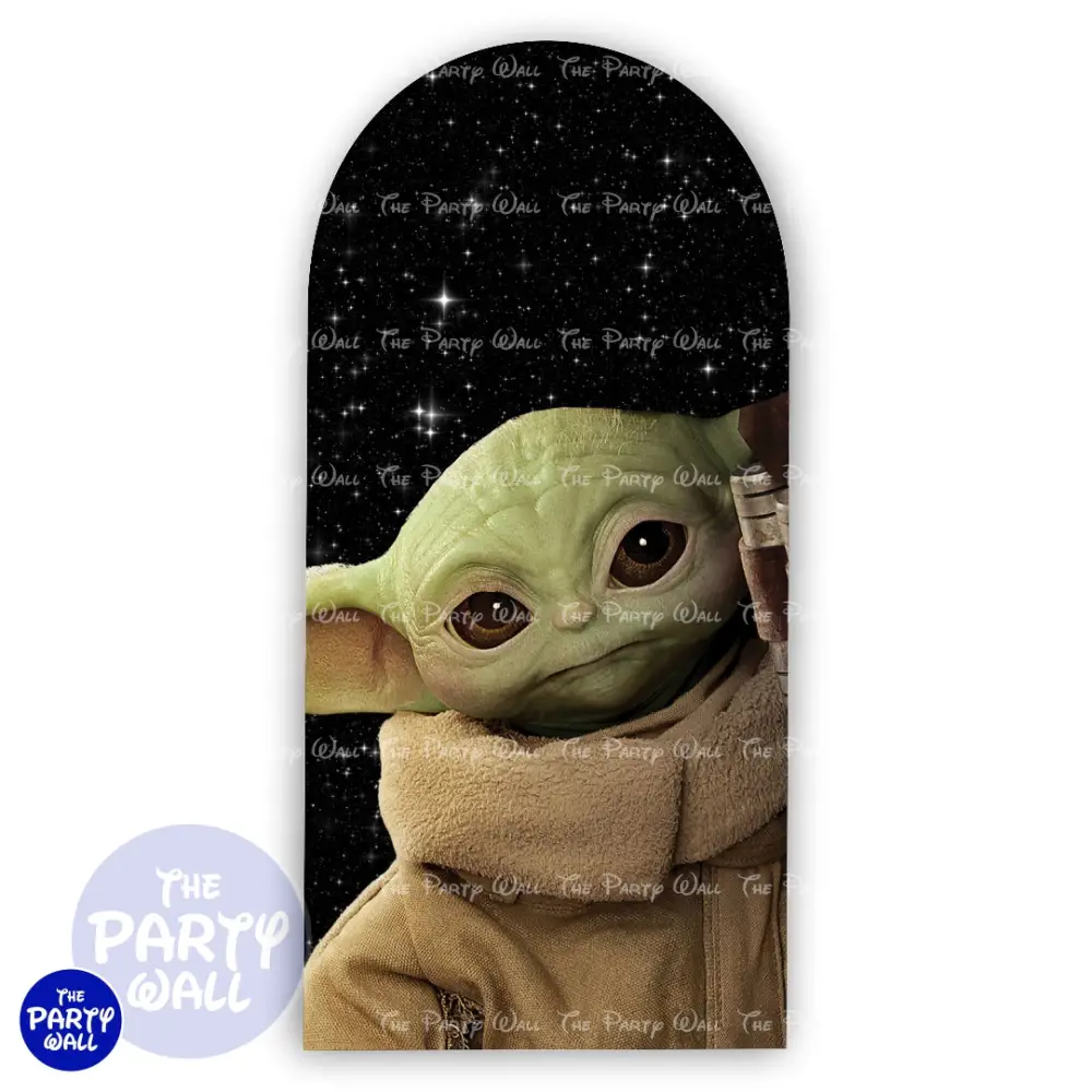 Baby Yoda - Funda para mampara de punta redonda o rectangular The Party Wall
