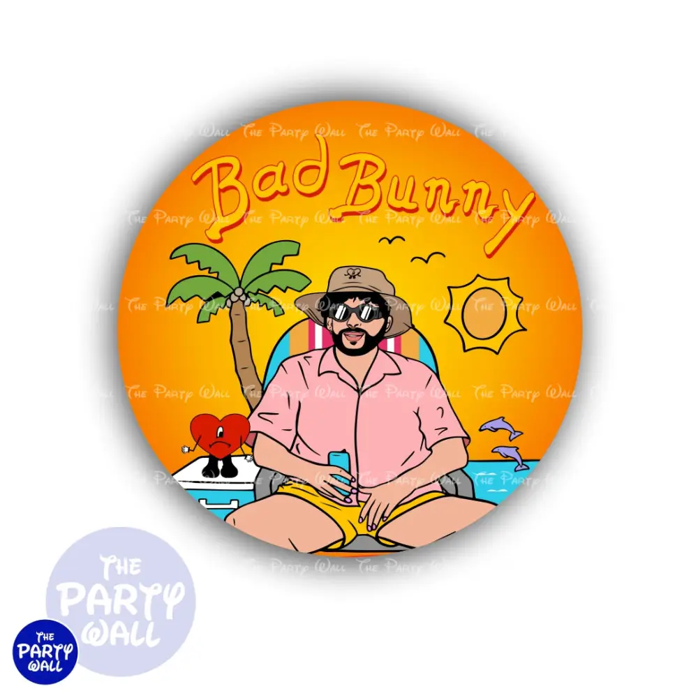 Bad Bunny - Funda para mamá circular The Party Wall