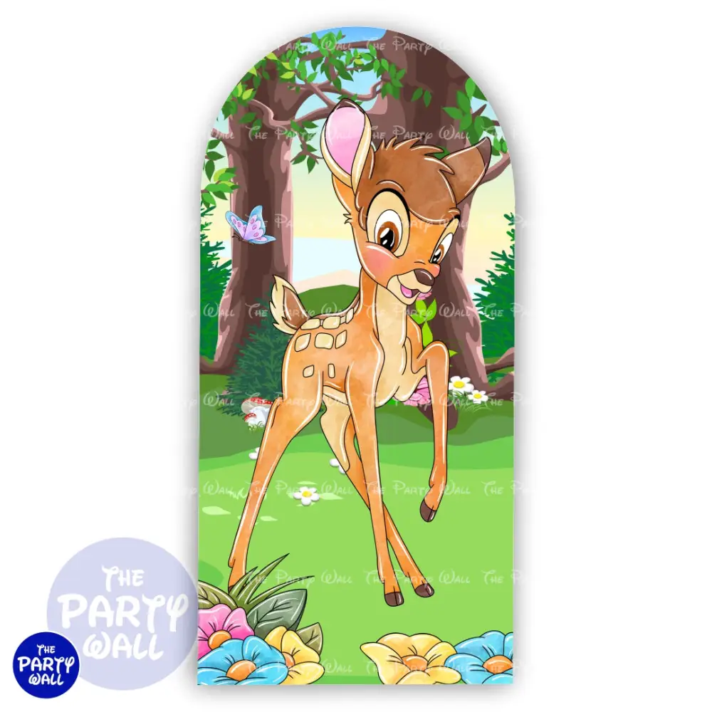 Bambi - Funda para mampara de punta redonda o rectangular The Party Wall