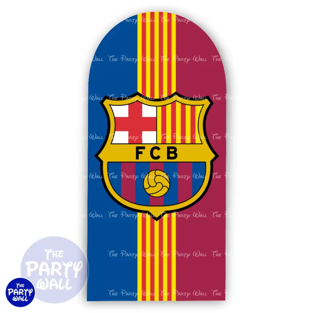 Barcelona FC - Funda para mampara de punta redonda o rectangular The Party Wall