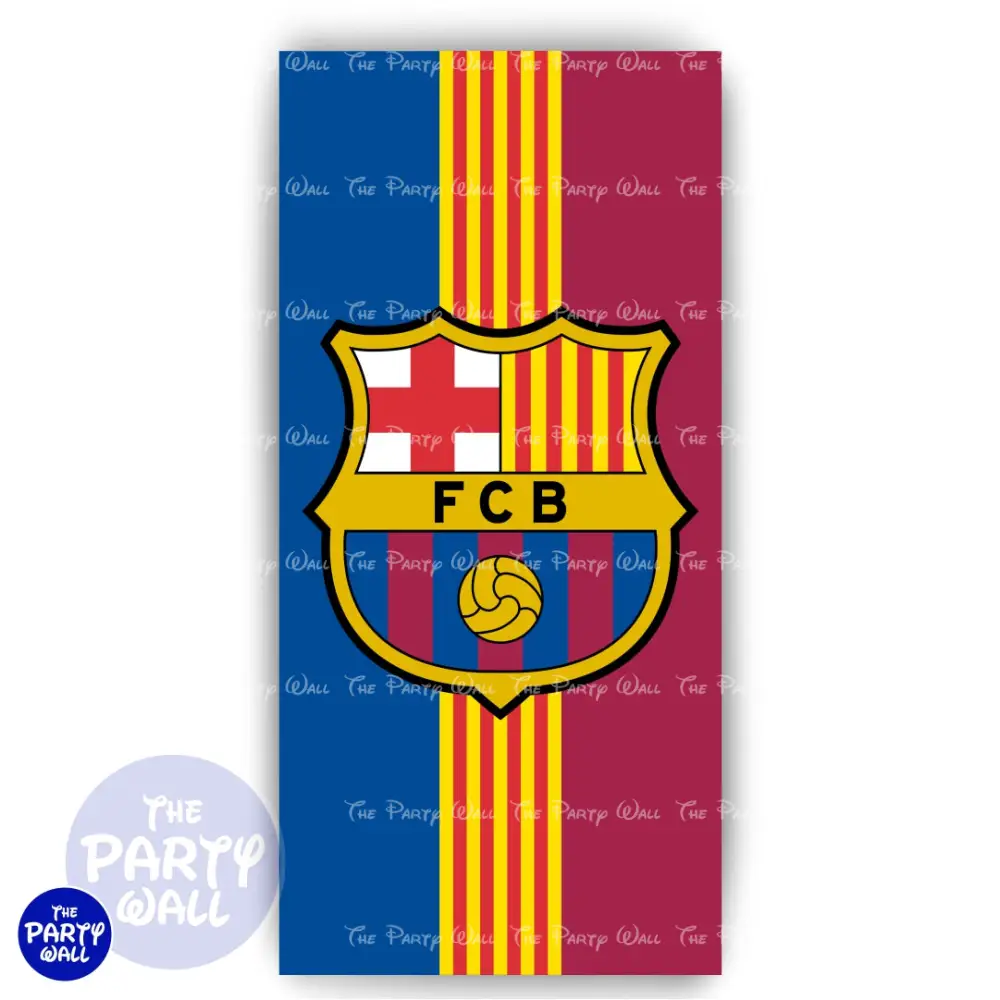 Barcelona FC - Funda para mampara de punta redonda o rectangular The Party Wall