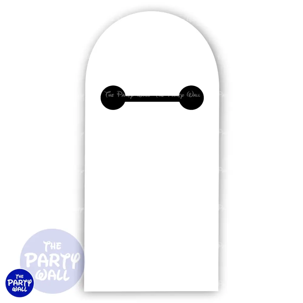 Baymax - Funda para mampara de punta redonda o rectangular The Party Wall