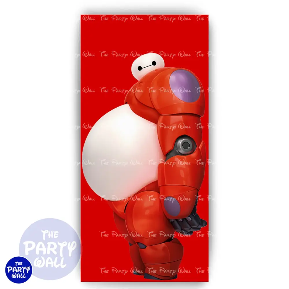 Baymax - Funda para mampara de punta redonda o rectangular The Party Wall