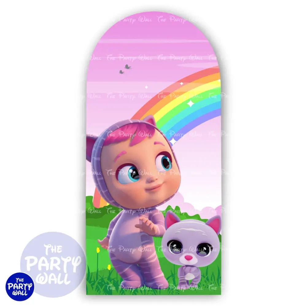 Bebes Llorones - Funda para mampara de punta redonda o rectangular The Party Wall