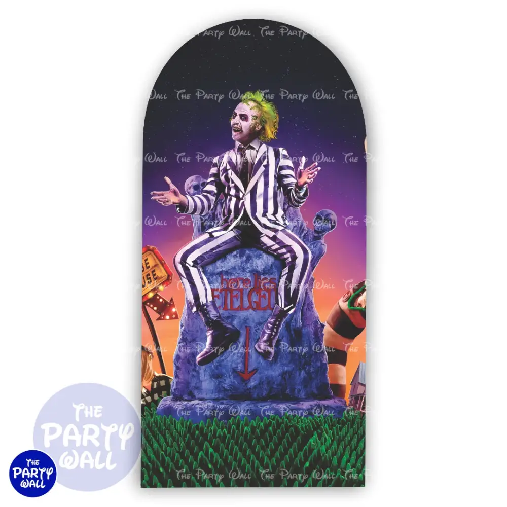 Beetlejuice - Funda para mampara de punta redonda o rectangular The Party Wall