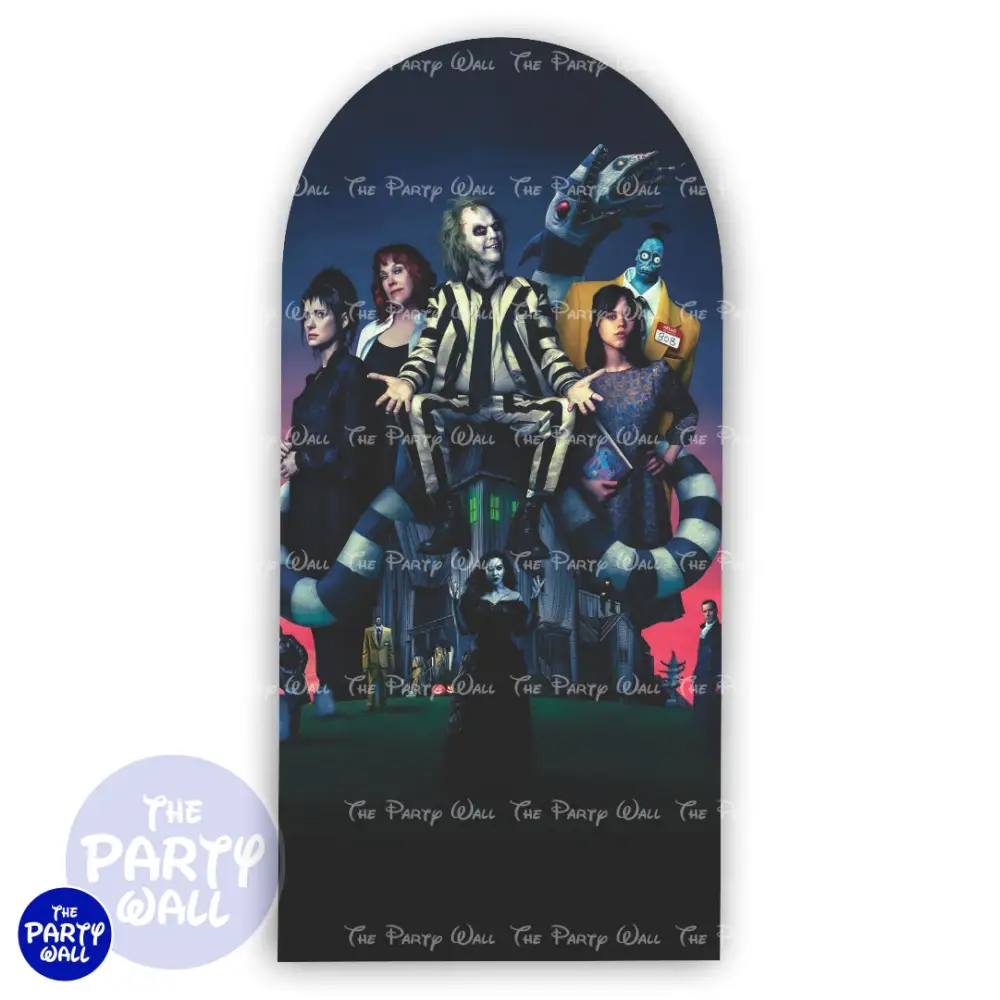 Beetlejuice - Funda para mampara de punta redonda o rectangular The Party Wall