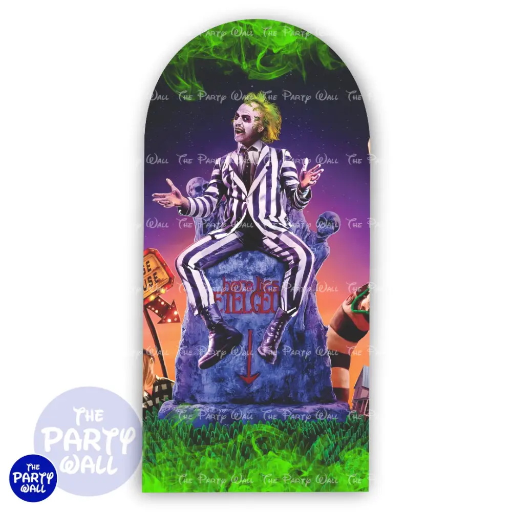 Beetlejuice - Funda para mampara de punta redonda o rectangular The Party Wall
