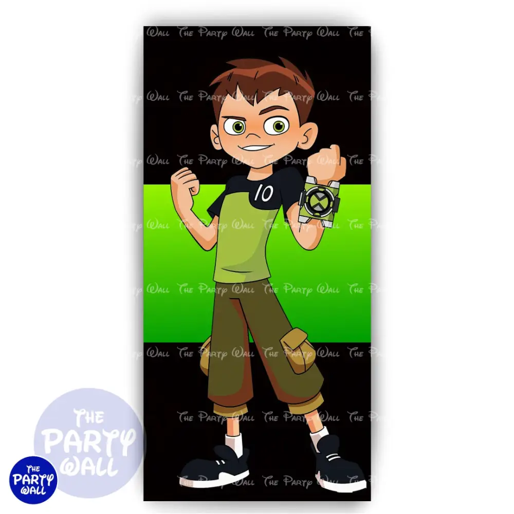 Ben 10 - Funda para mampara de punta redonda o rectangular The Party Wall