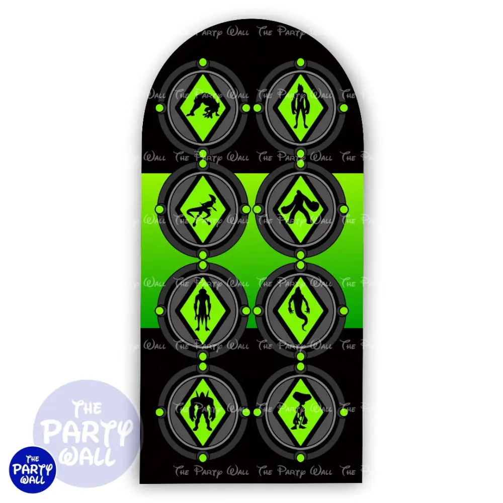 Ben 10 - Funda para mampara de punta redonda o rectangular The Party Wall