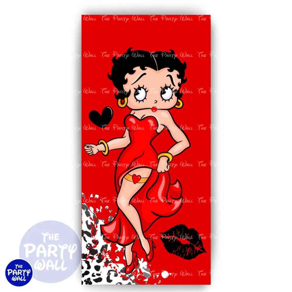 Betty Boop - Funda para mampara de punta redonda o rectangular The Party Wall