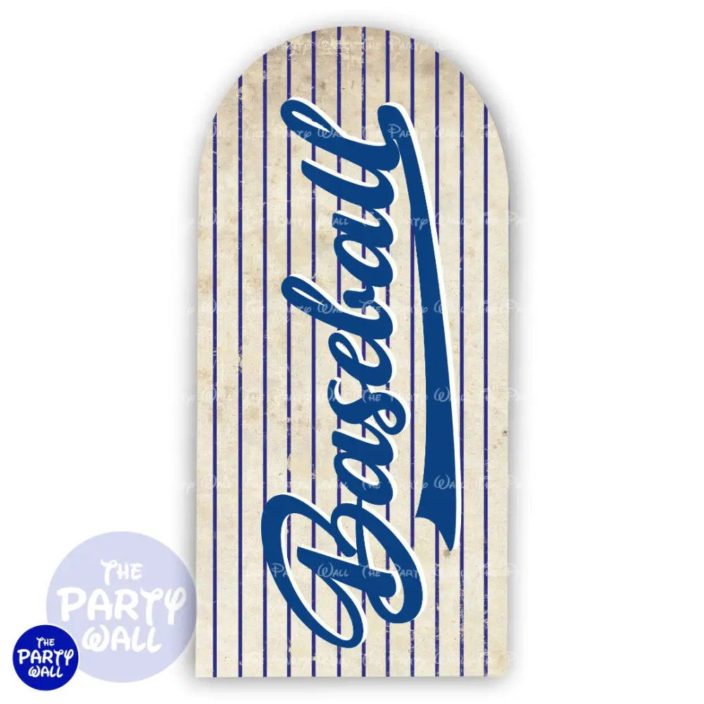 Béisbol - Funda para mampara de punta redonda o rectangular The Party Wall