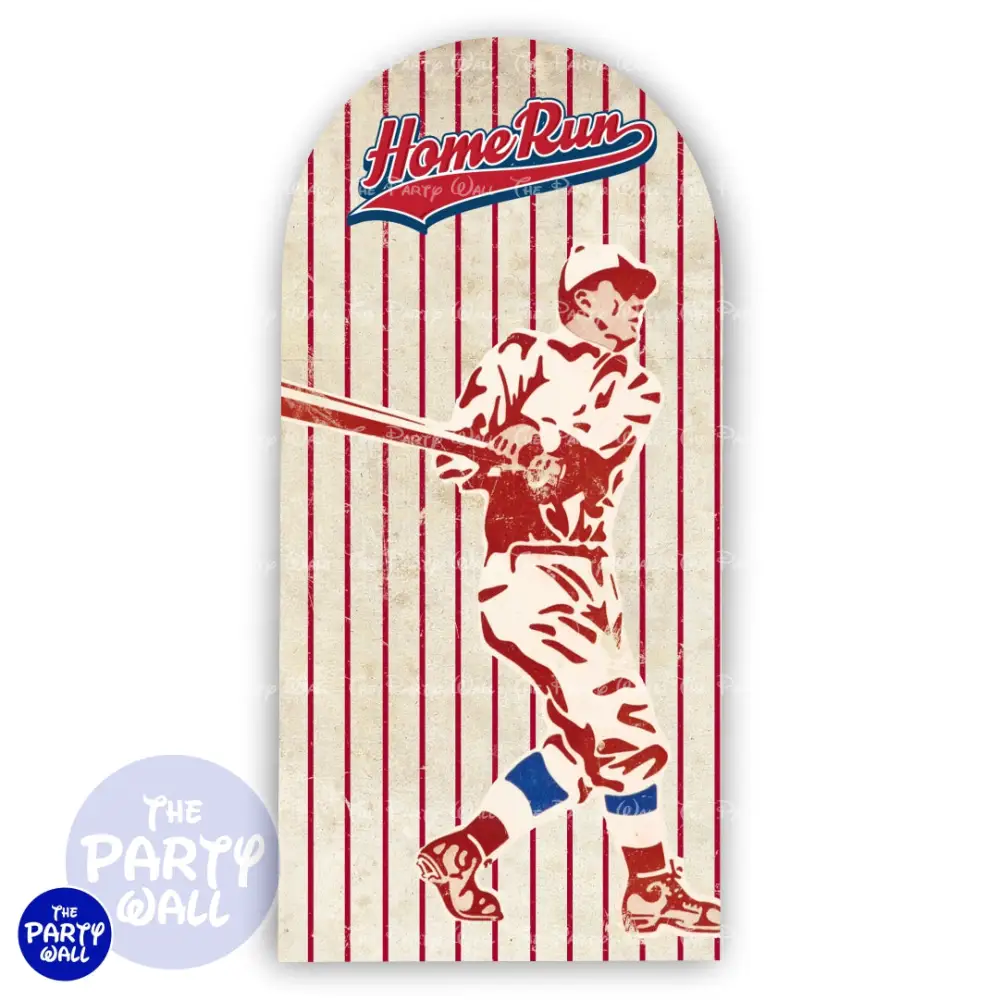 Béisbol - Funda para mampara de punta redonda o rectangular The Party Wall