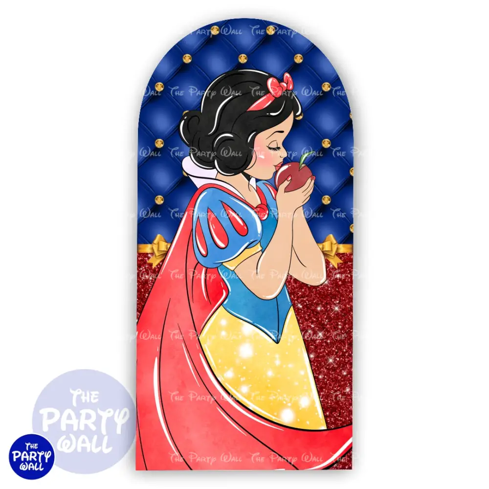 Blanca Nieves - Funda para mampara de punta redonda o rectangular The Party Wall