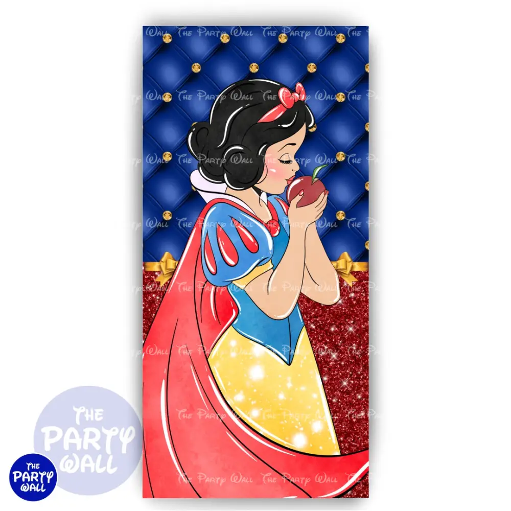 Blanca Nieves - Funda para mampara de punta redonda o rectangular The Party Wall