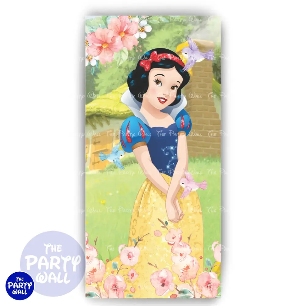 Blanca Nieves - Funda para mampara de punta redonda o rectangular The Party Wall